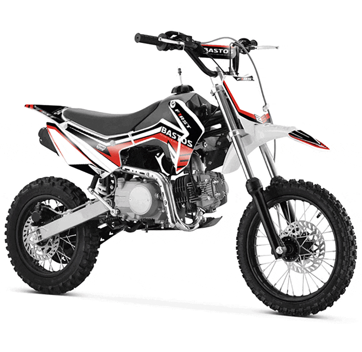 Pit bike Bastos BS 125 First Rouge